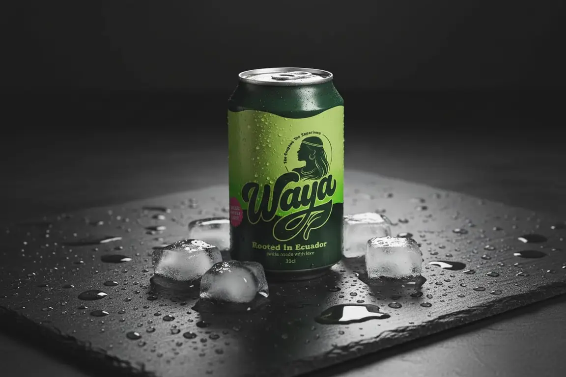 WAYA Dose mit Eiswürfeln