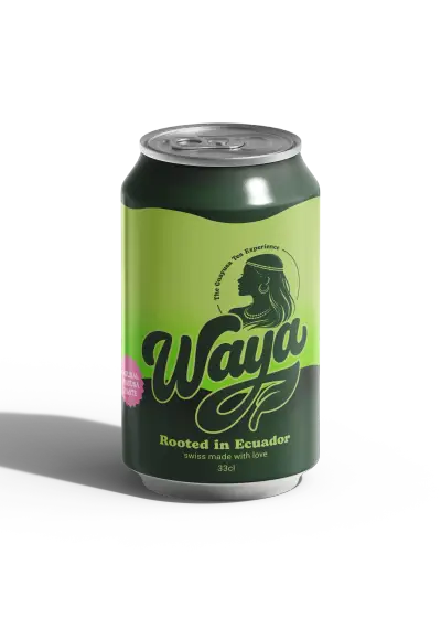 WAYA 330ml Dose — Vitaldrink mit Guayusa aus dem ecuadorianischen Amazonas