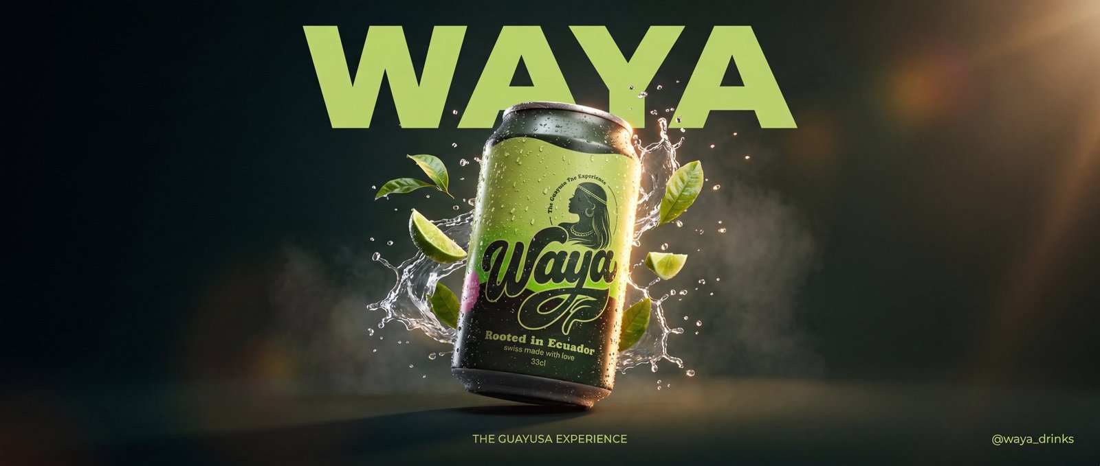WAYA Guayusa Vitaldrink Dose — Rooted in Ecuador, swiss made with love